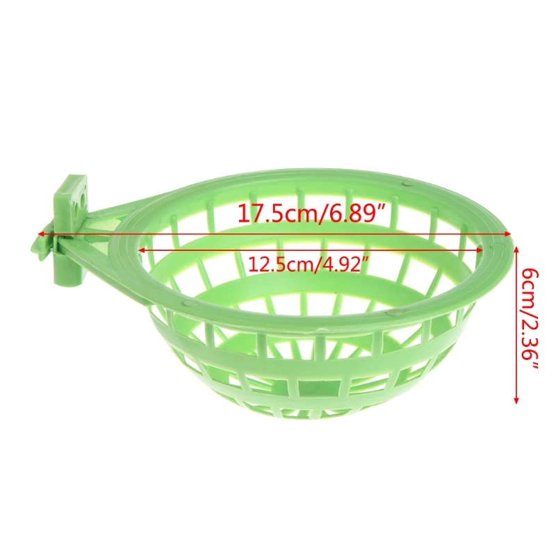 Птичье гнездо пластиковая полая подвесная Клетка яйца инструмент для инкубатора сковорода Финч попугай Canary-m20