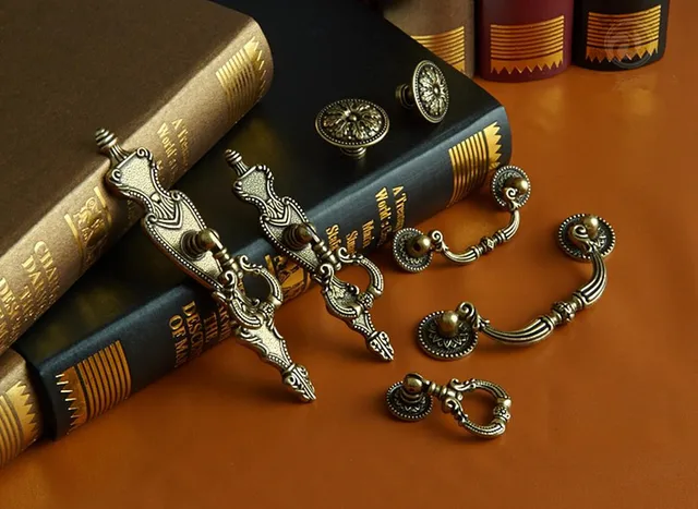 6style Countryside Dresser Pulls Handles Cabinet Drop Pull Drawer 6style Countryside Dresser Pulls Handles Cabinet Drop Pull Drawer Handle Chinese Style Cupboard Furniture Hardware