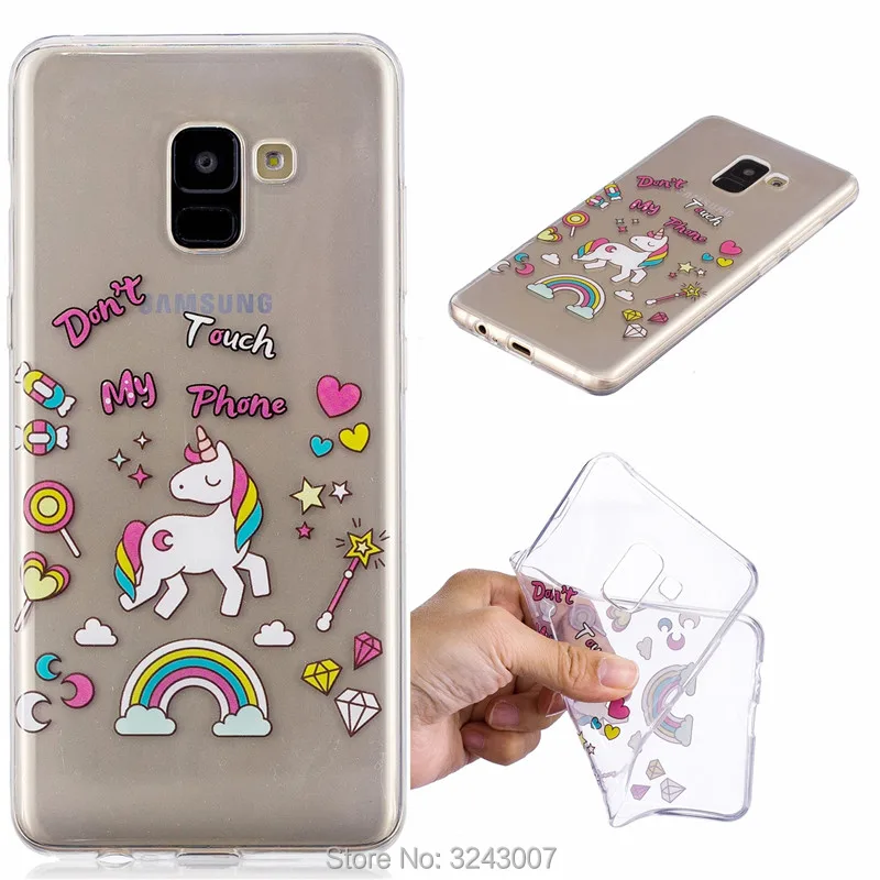 For Samsung Galaxy S8 S8Plus S9 S9Plus Case Cover for Samsung A8 A8Plus 2018 S4 S5mini Note8 G530 Caes Silicon Cover Case bags (16)