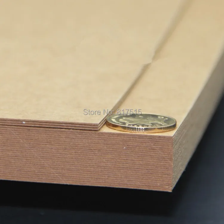 A4 imported brown kraft paper 500g craft paperboard DIY album page