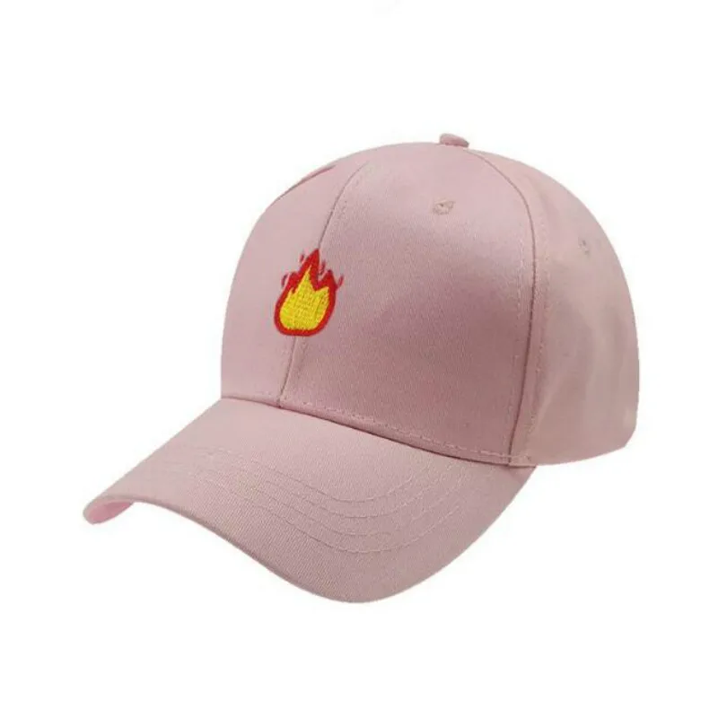 Вышивка огонь бейсбольная кепка для мужчин Уличная Snapback женская шляпа хип-хоп кепка пламя K поп папа шляпа Kpop Дальнобойщик Кепка Прямая