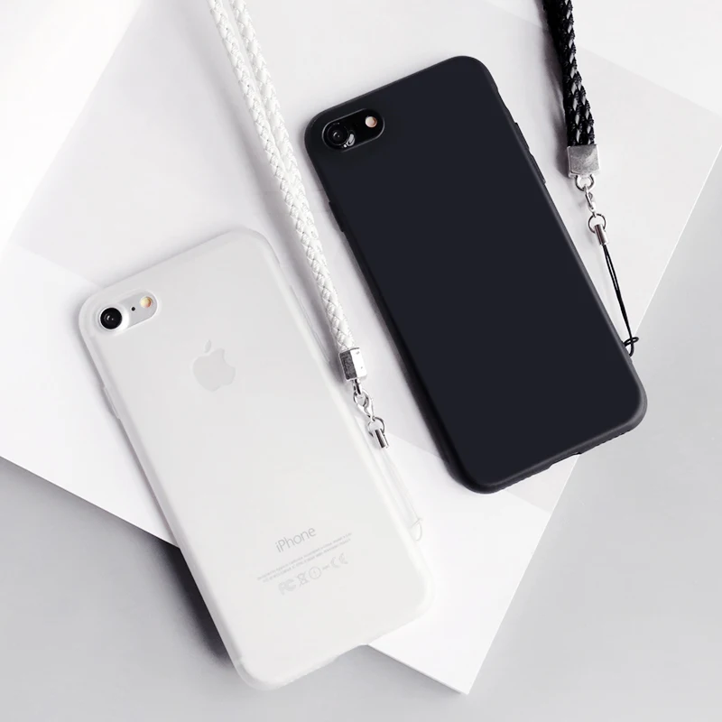 

Case For iPhone 7 8 Plus Matte Silicone Cover For i Phone 7 8 Plus Soft TPU ipone Capa Coque Thin Funda Apple Capinha Carcasa