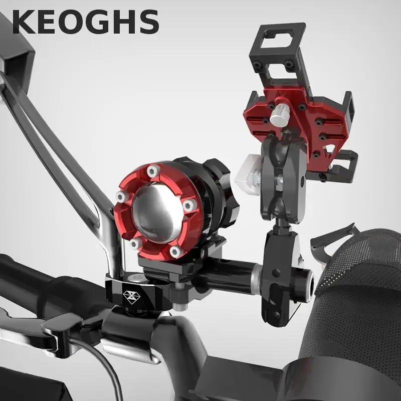 Keoghs High Quality Motorcycle Light/phone Hold Support/mirror Seat ...