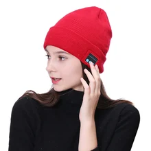 Беспроводная вязаная шапочка с Bluetooth, зимняя теплая шапка для бега, музыкальная гарнитура JL