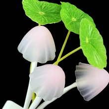 Новинка США штекер светодиодный ночник галюциногенные грибы листья лотоса светодиодный светильник беспроводной 3 Светодиодная лампа-гриб Датчик управления светодиодный ночник