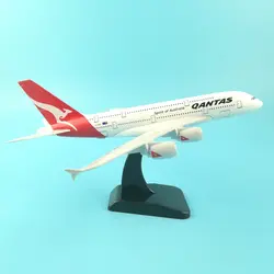 Джейсон пачка 20 см модель самолета Модель Qantas Аэробус A380 с трёхмерными чертёжами 1:200 Diecast металлические р/у самолёты плоскости игрушка в