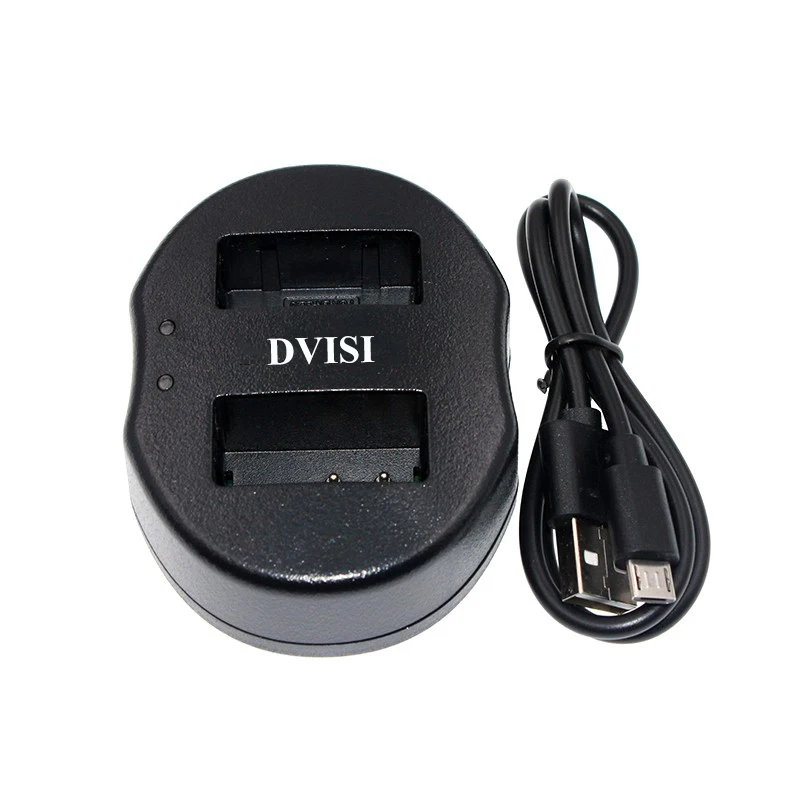 DVISI 1Pc EN-EL20 ENEL20 EN EL20 Dual USB Charger For Nikon J1 J2 J3 S1 COOLPIX A Digital Camera