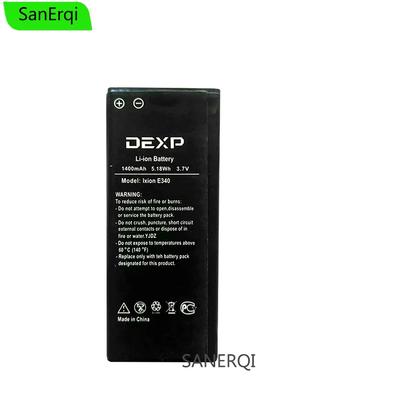 

Battery For DEXP IXION E340 Mobile Phone Battery 1400mAh New Retail