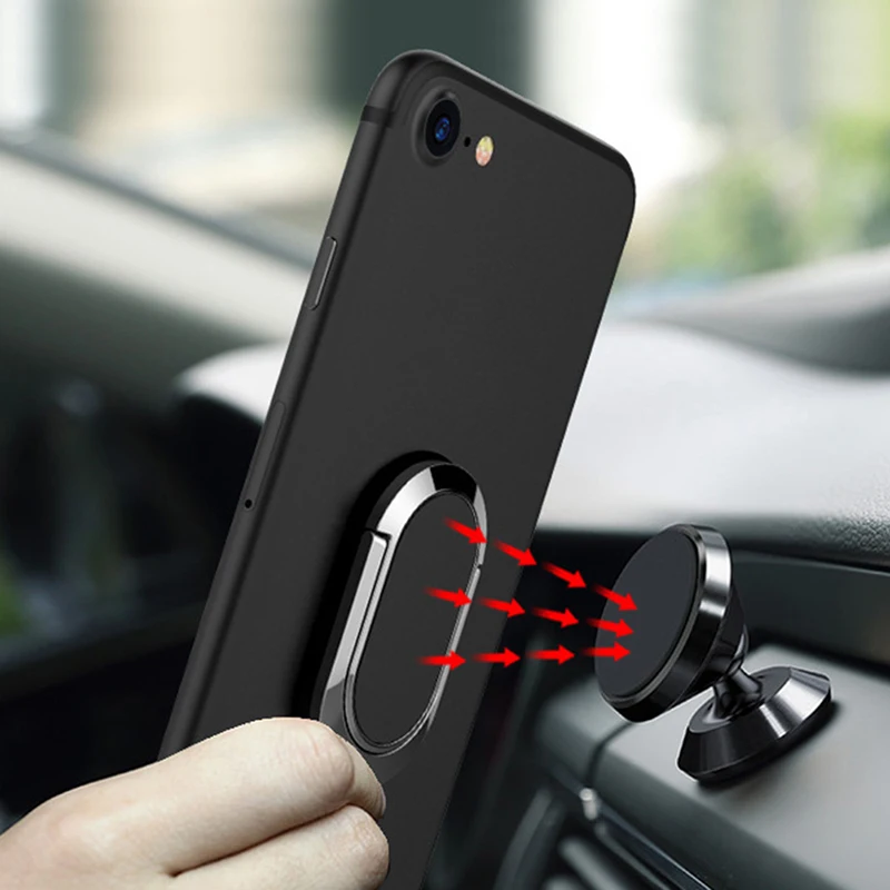 Syrinx Finger Ring Mobile Phone Smartphone Stand Holder For iPhone X XS MAX Xiaomi IPAD Smart Phone Car Mount Stand For Samsung