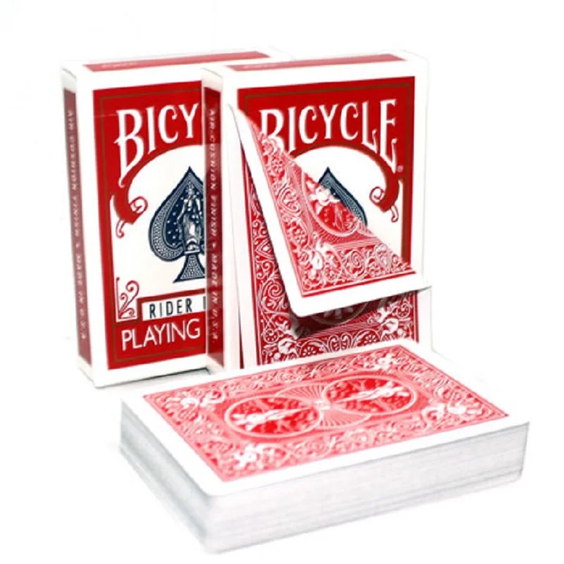 

1 Deck Bicycle Double Red/Blue Back No Face Playing Cards Gaff Magic Cards Special Props Close Up Magic Tricks for Magician
