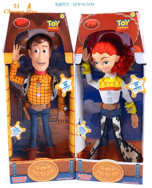 Toy Story 3 Talking Woody Jessie Pvc Action Figure Collectible