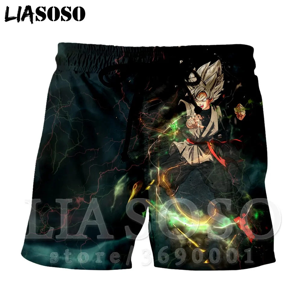 LIASOSO 3d принт аниме фигурка из аниме «Жемчуг дракона» мяч Z Super Saiyan LOVELY Goku мужские шорты пляжные шорты бордшорты брюки X0957