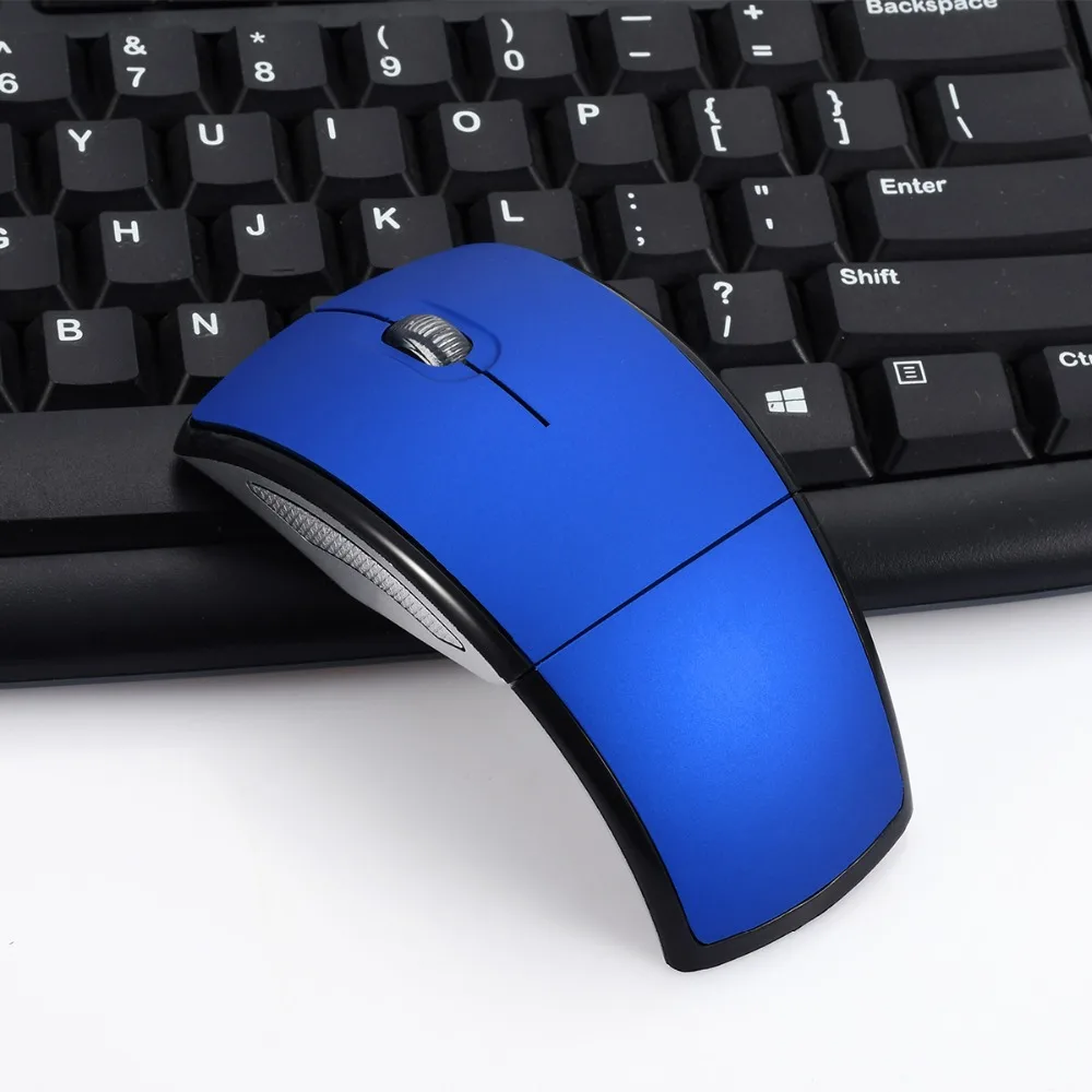 

Wireless Mouse 2.4G 1600DPI 8 Color Computer Mouse Foldable Travel Notebook Mute Mouse Mini Mice USB Nano Receiver for Laptop PC