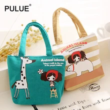 Милые кошельки для девочек с мультяшным животным узором, женский маленький кошелек на молнии, детский подарок, брезентовый чехол для ключей, карт, детские мини-сумки для денег