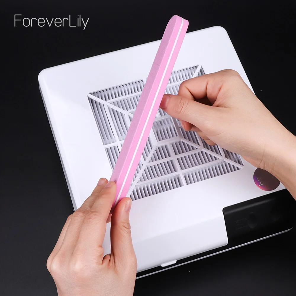 

60W LED 2-IN-1 Strong Power Nail Art Dust Suction Collector Manicure Vacuum Cleaner Nail Art Machine EU Plug Salon Tool