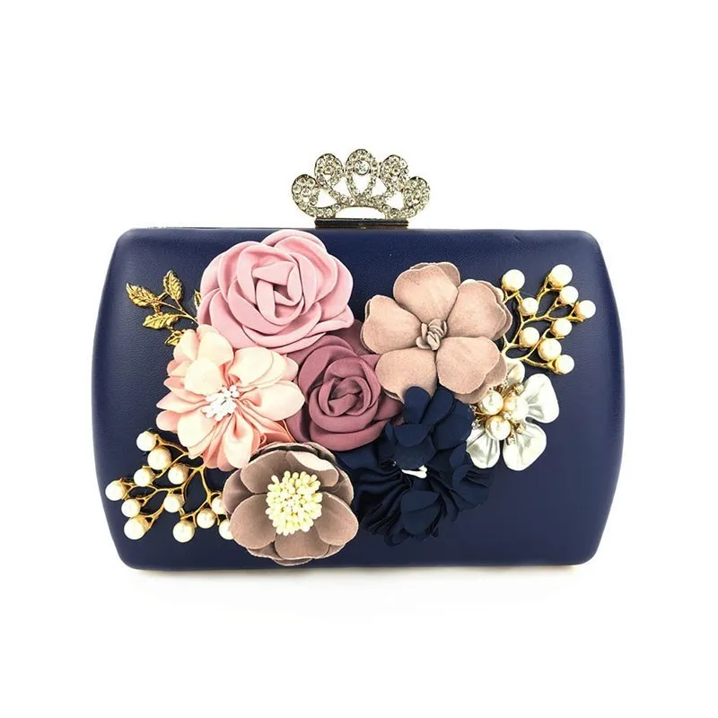 

Fashion Flower Evening Bags For Women Luxury Handbags Women Bags Designer Chain Shoulder Bag Day Clutch Wedding Bag Sac A Main