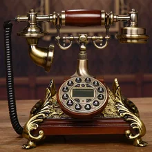 Nueva gama Alta de Teléfonos Antiguos de época Teléfono Fijo Europea RetroTelephone Telefono Fijo Para la Oficina En Casa