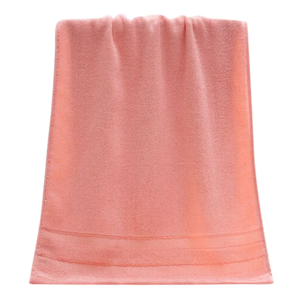 Чистый хлопок, водопоглощающее одноцветное быстросохнущее полотенце для лица, банное полотенце для высокоабсорбирующей антибактериальной салфетки, Прямая поставка