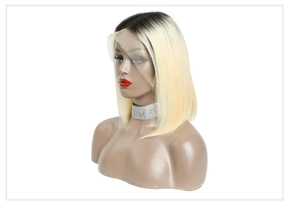 1B 613 Lace Front Human Hair Wig  (5)