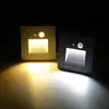 4PCS/Lot 3W Motion Sensor LED Stair Step Lights PIR Footlight Embedded Corner Wall Light Indoor Outdoor Floor Underground Lamp 5
