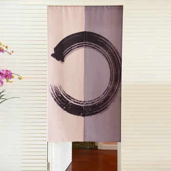 

A printing ink cloth curtain door curtain Feng Shui study door curtain free shipping