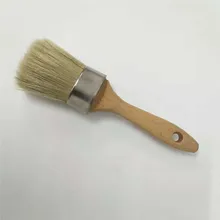 2 дюйма Овальный мел и восковых фигур Краски щетка для мебели Краски ing покрытия воском и загара и зарядкой от USB прозрачный мягкий воск мелом Краски молока