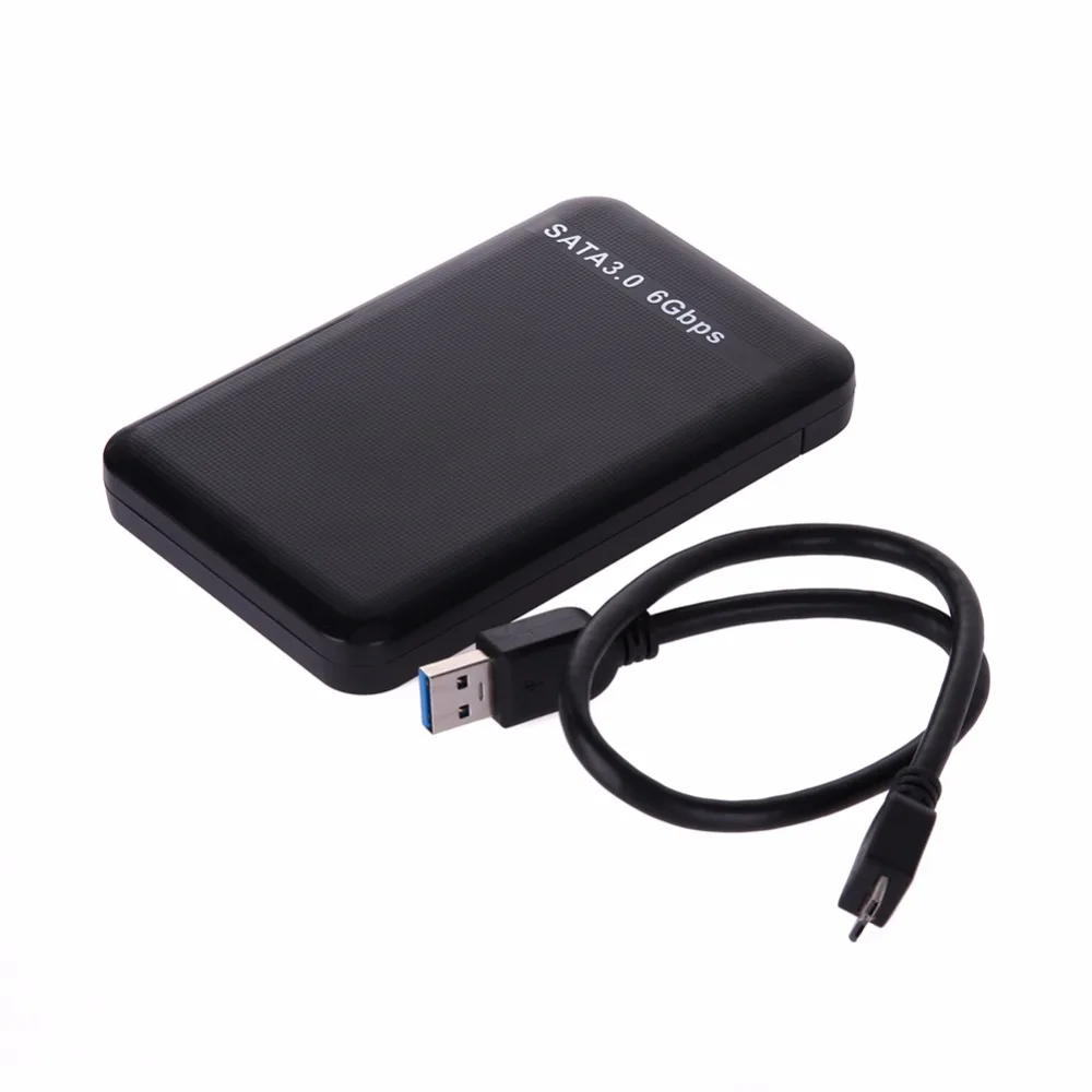 USB3.0 SATA BOX 2,5 дюймов HD BOX Жесткий диск 9,5 мм ABS HD HDD Жесткий Чехол для SSD HDD 2," для Windows XP, Vista Win7 Win8 Win10 OS