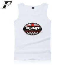 LUCKYFRIDAYF 2017 TRIUMPH MOTORCYCLE Workout blusa masculina Outwear Fitness Men Hiphop Summer Bodybuilting Tank Top Clothes