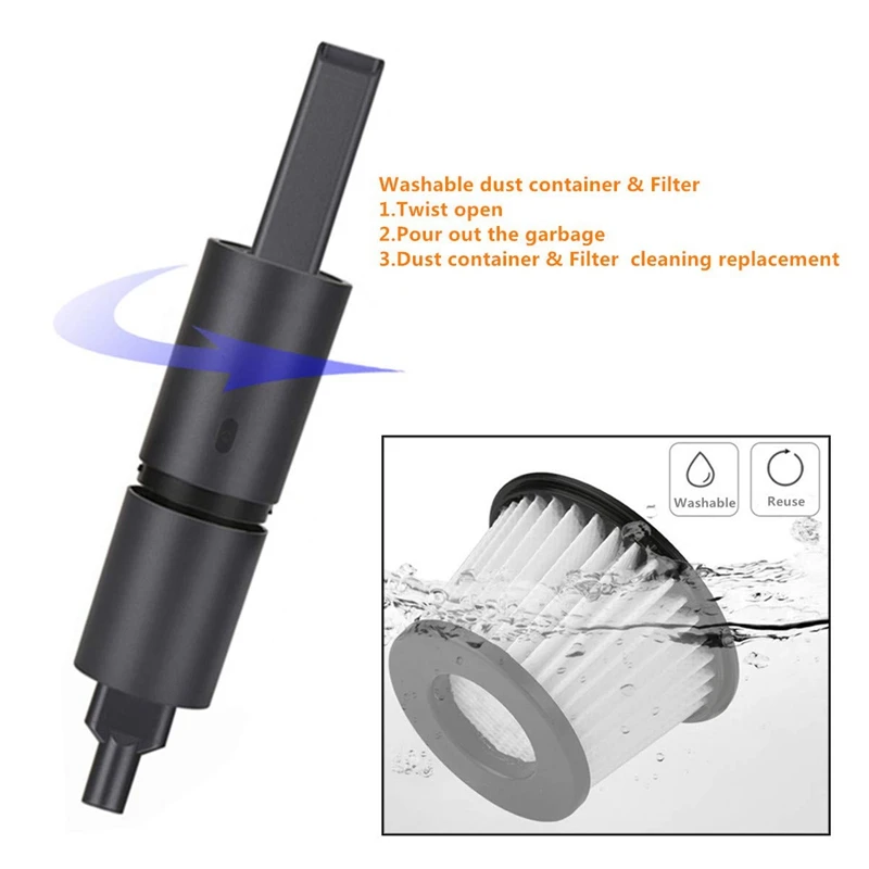 Портативный Вакуумный беспроводной пылесос & очиститель-воздуходув двойного назначения, перезаряжаемый мини/портативный/ручной пылесос