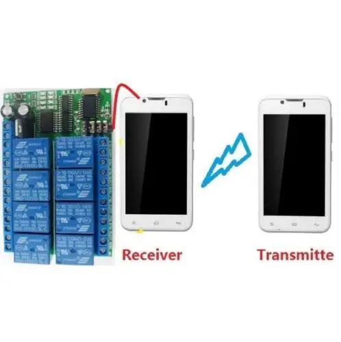 12 В постоянного тока 8 каналов реле DTMF MT8870 телефонная лампа дистанционное
