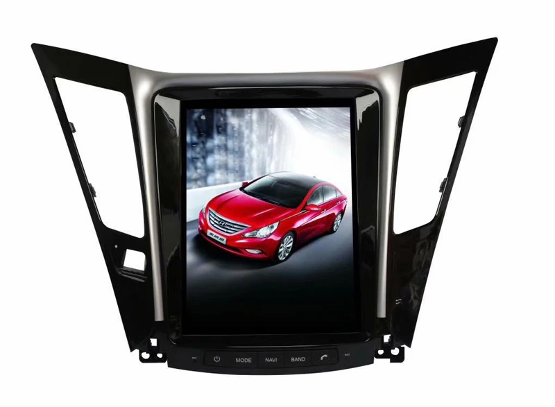 Четырехъядерный android 7,12 dvd-плеер автомобиля для hyundai sonata 2012- с tesla Стиль Сенсорный экран аудио стерео с радио, gps, wifi