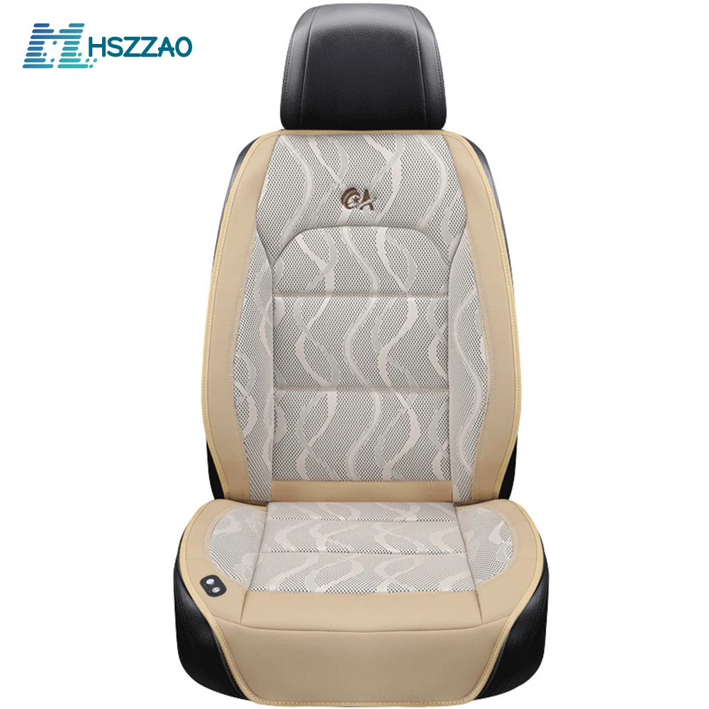 

Luxury 12V Car Seat Cushion Air Cushion with Fan Massage Seat Covers Car Seat Cooling Vest Cool Summer Ventilation Cushion