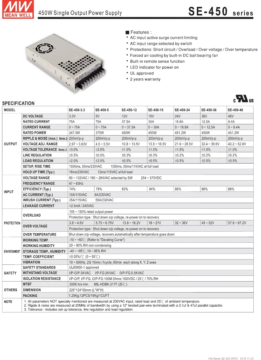 SE-450-SPEC-1