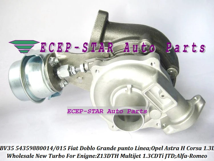 Turbo BV35 54359880014 54359880015 For Alfa-Romeo For Fiat Doblo Grande punto Linea For Opel Astra H Corsa Z13DTH Multijet 1.3L (2)