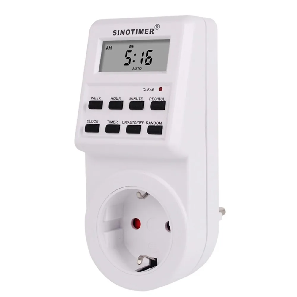 

EU UK US AU Plug Digital Weekly Programmable Electrical Wall Plug-in Power Socket Timer Switch Outlet Time Clock Power Socket