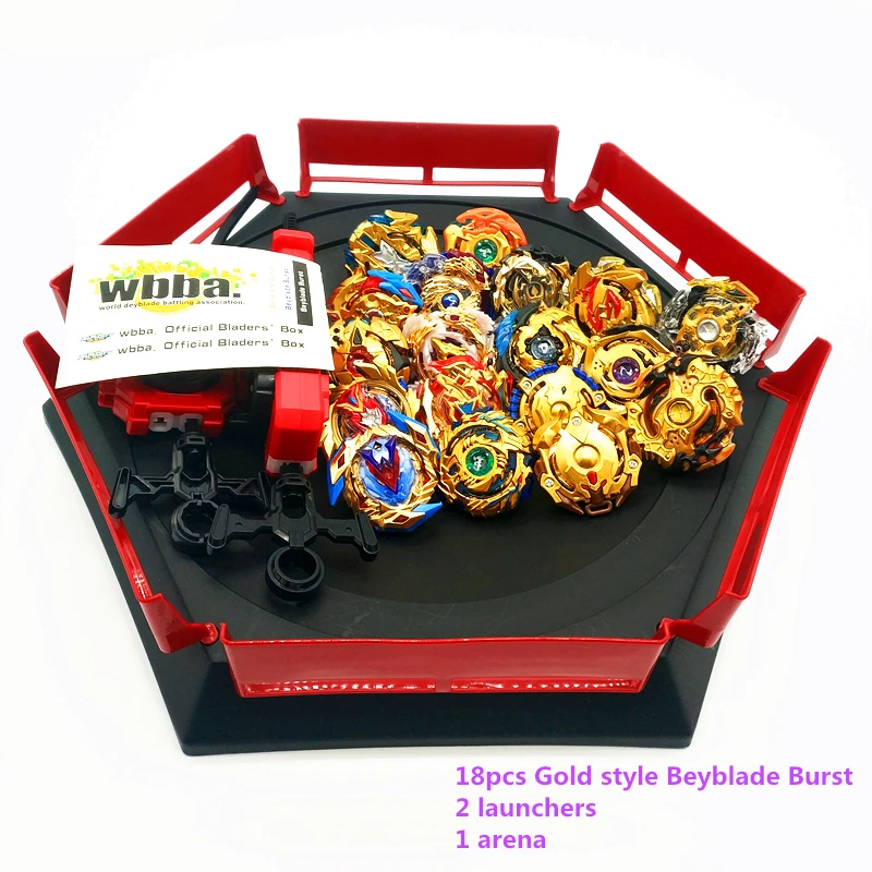 Золотые пусковые устройства Beyblade Burst игрушки со стартером и ареной Bayblade Металл fusion Бог волчок Bey Blade лезвия игрушки