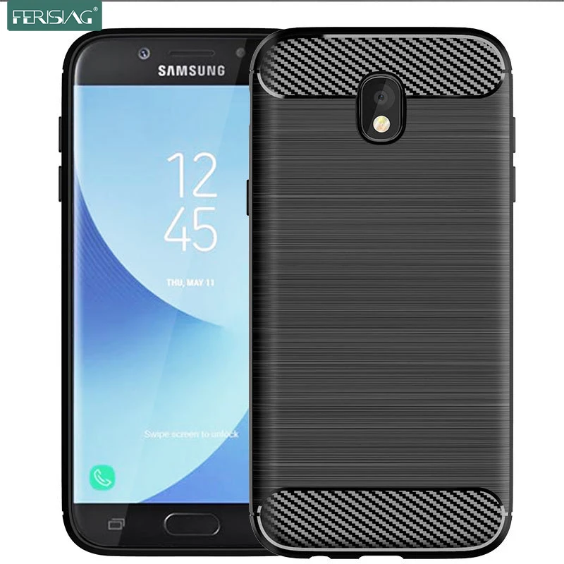 

Case For Samsung Galaxy J5 2017 Case Silicone TPU Shockproof Carbon Cover for Samsung Galaxy J5 Pro 2017 J530 J530F Funda Capa
