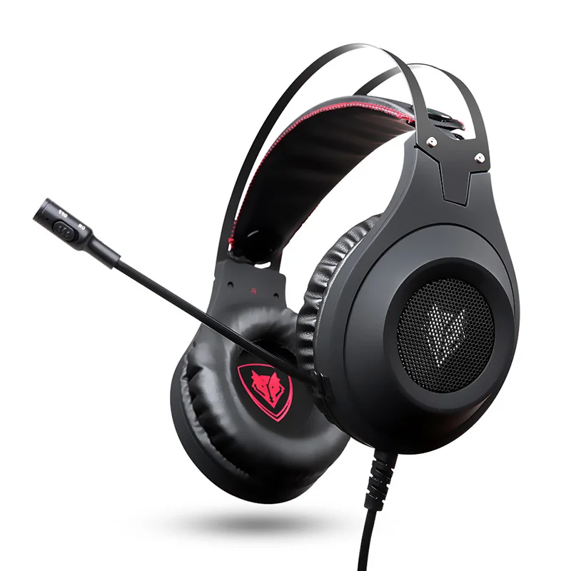 Оригинальный NUBWO N2 игровой headsphones гарнитура PC Gamer бас компьютера шлем игровая с