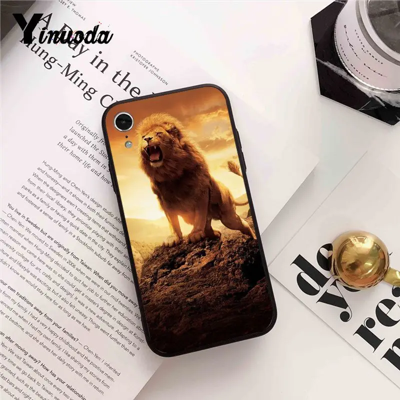 2 Yinuoda для iphone 7 XSMAX чехол Король Лев Simba идеальный чехол для телефона чехол для iphone 7X6 6S 8 Plus X 5 5S SE XR XS XSMAX - Цвет: 2