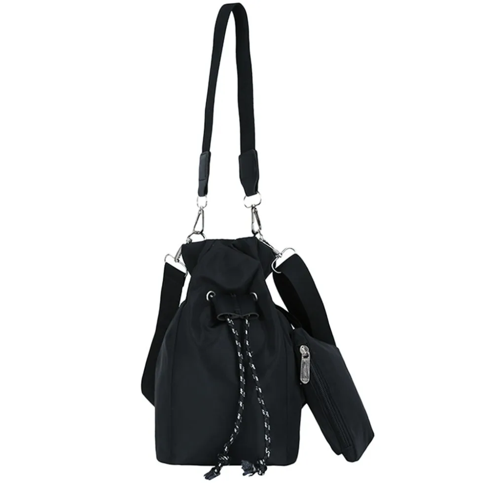 

Women's Shoulder Messenger Bag Solid Color Oxford Drawstring Bucket Bag New Brand Spring New Designer High Quality Tote Bags A1