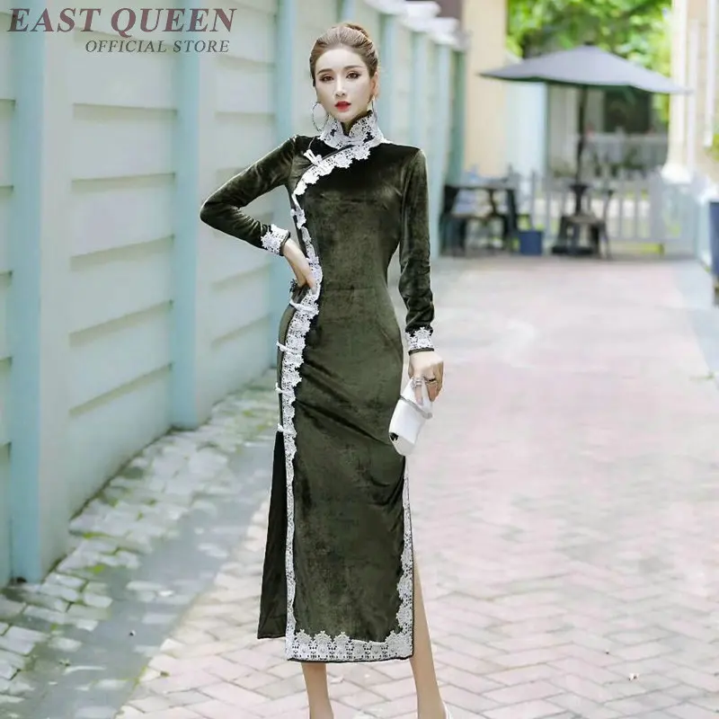 Qipao традиционное китайское восточное платье для женщин cheongsam сексуальное современное китайское платье qi pao женское платье в азиатском стиле AA4144