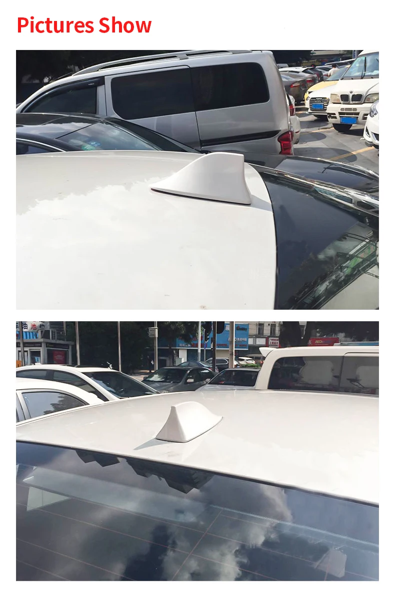 Jun cheng для Ford Explorer Super Shark Fin антенна автомобильный радиоприемник сигнал антенны внедорожник антенна Авто аксессуары черный белый цвета