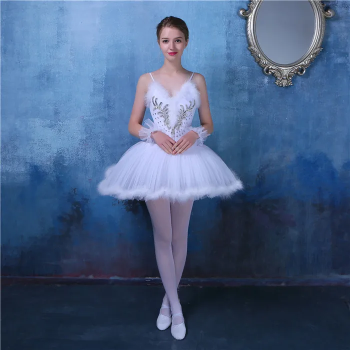 Новое профессиональное балетное платье-пачка для девочек, баскетбольный балет для взрослых с лебедем, озером, костюмы для женщин, романтическая пачка, платье