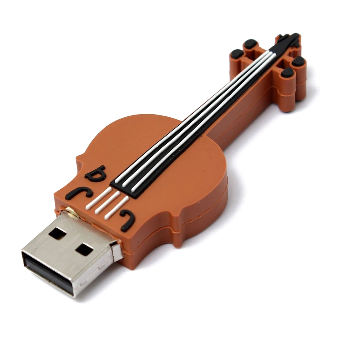 USB 2,0 Ключ модель мультфильм скрипка флэш-накопитель карта памяти пластик