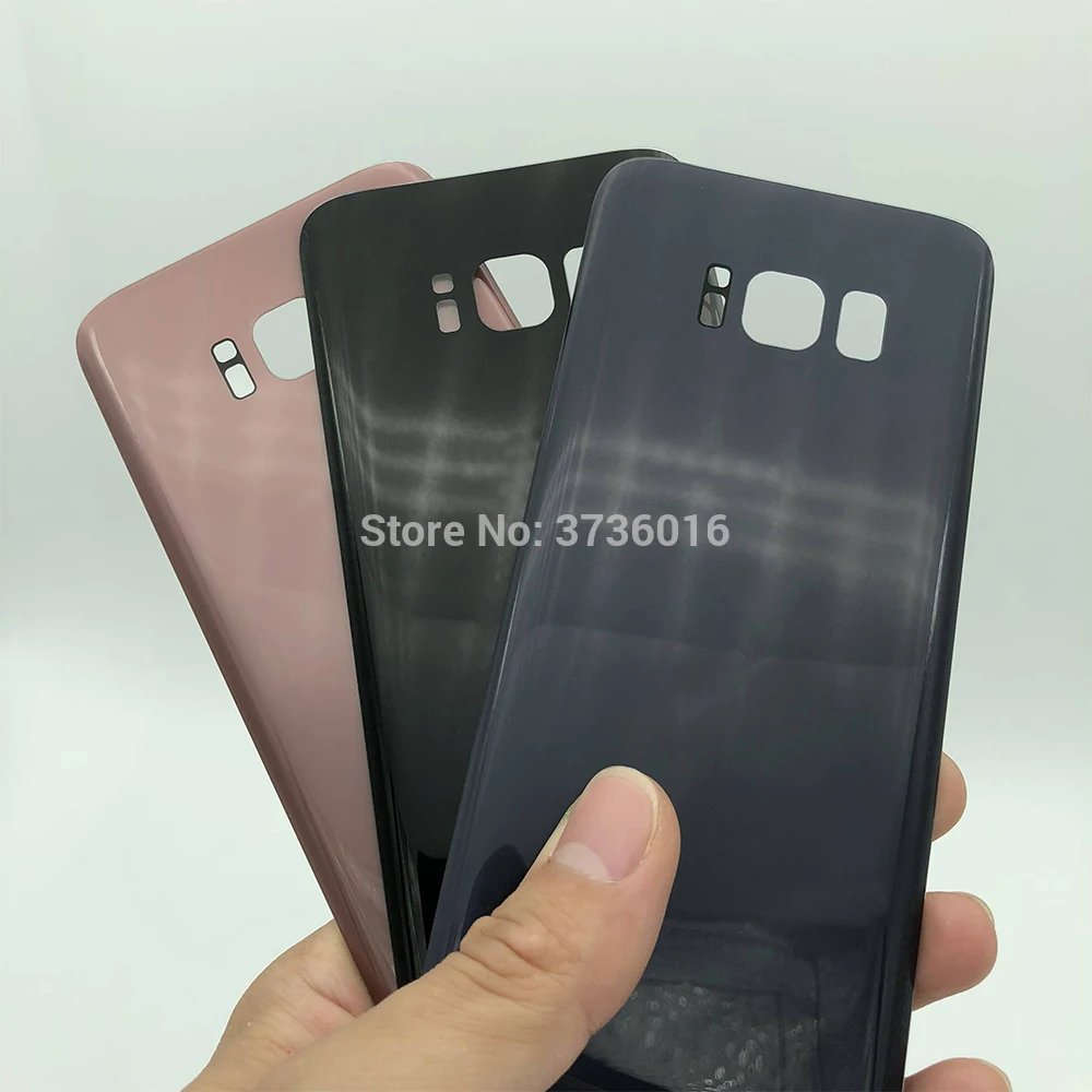 1 шт. Высокое качество задняя крышка Корпус чехол для samsung Galaxy S8 G950 поврежденных Задняя Крышка аккумуляторной батареи Замена Ремонт