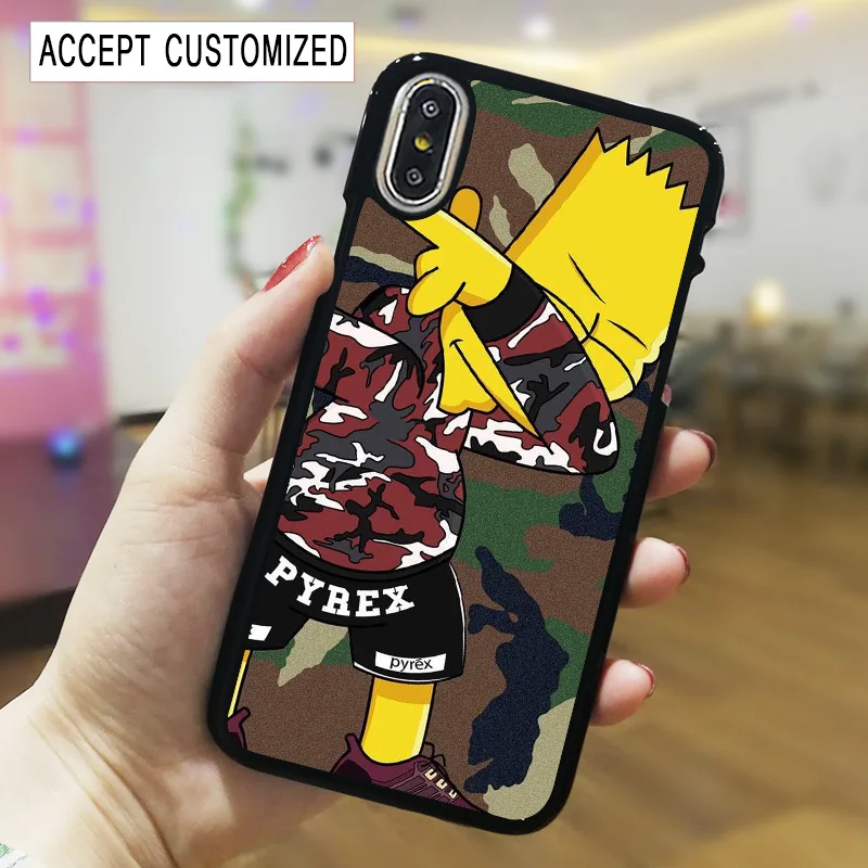 Чехол для iPhone 11 Pro 10 X XS Max XR 6 6S 7 8 Plus 5 5S SE Симпсоны чехол для samsung Galaxy Note 8 9 10 S8 S9 S10 Plus S10E