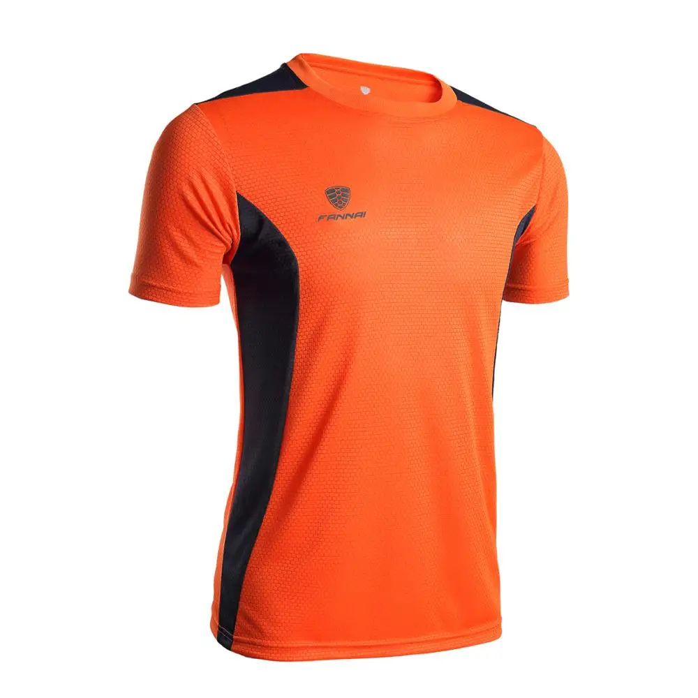 

FANNAI Soccer Jerseys Men Customized Slim Fit Short-sleeve Sport shirt Football Shirts Training Summer Running Soccer Jersey