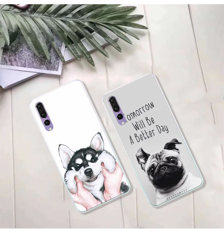 Силиконовый чехол для телефона huawei P20 Pro, мягкая Нескользящая задняя крышка из ТПУ с рисунком, тонкий чехол для huawei P20 Pro, чехол Fundas