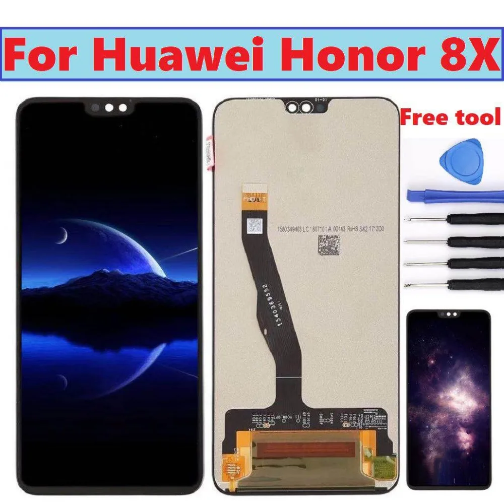 

100% tested original black For Huawei Honor 8X LCD Display Touch Screen Digitizer Assembly ReplacementFor HUAWEI Honor 8x LCD