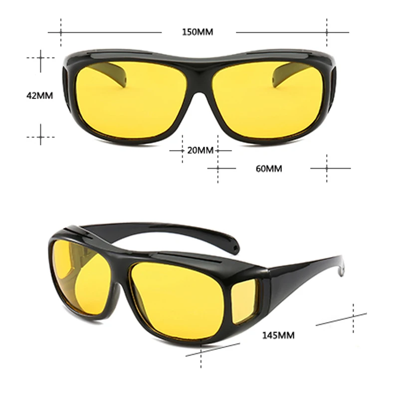 Очки ночного видения для автомобиля, поляризованные солнцезащитные очки для Lada Granta Vaz Kalina Priora Niva Samara 2 2110 Largus 2109 2107
